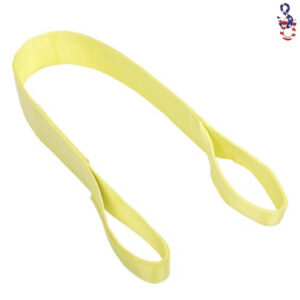 EE2-901 X3FT Nylon Lifting Sling Strap 1 Inch 2 Ply 3 Foot Feet USA MADE 