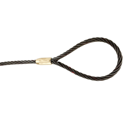 1/2 X 10' Wire Rope Sling w/Standard Eyes - Slings Unlimited