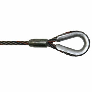 1/2" X 18 Feet, 3 Leg Bridle w/Thimble Eyes & No Hooks