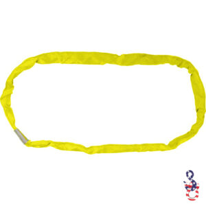 Yellow Polyester Round Sling X 10 Feet