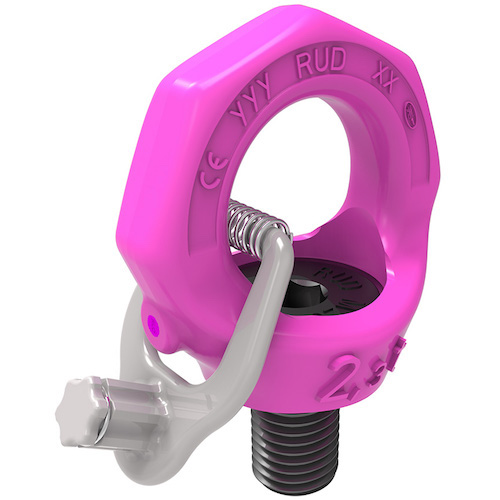 dok Adviseur Toepassing RUD M20 Swivel Eye Bolt - StarPoint - Pink Hoist Ring - Slings Unlimited