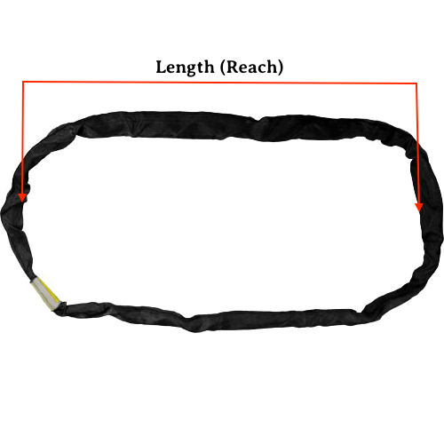 Black 6600 Endless Polyester Round Lifting Sling X 16 Feet - Image 2