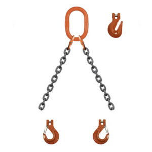 Chain Sling – 2 Leg – 1″ X 10′ – Grade 100 DOSA
