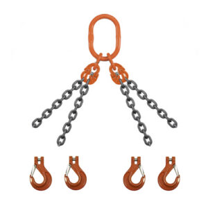 9/32" X 10 Feet, Grade 100 Chain Sling - Type QOS