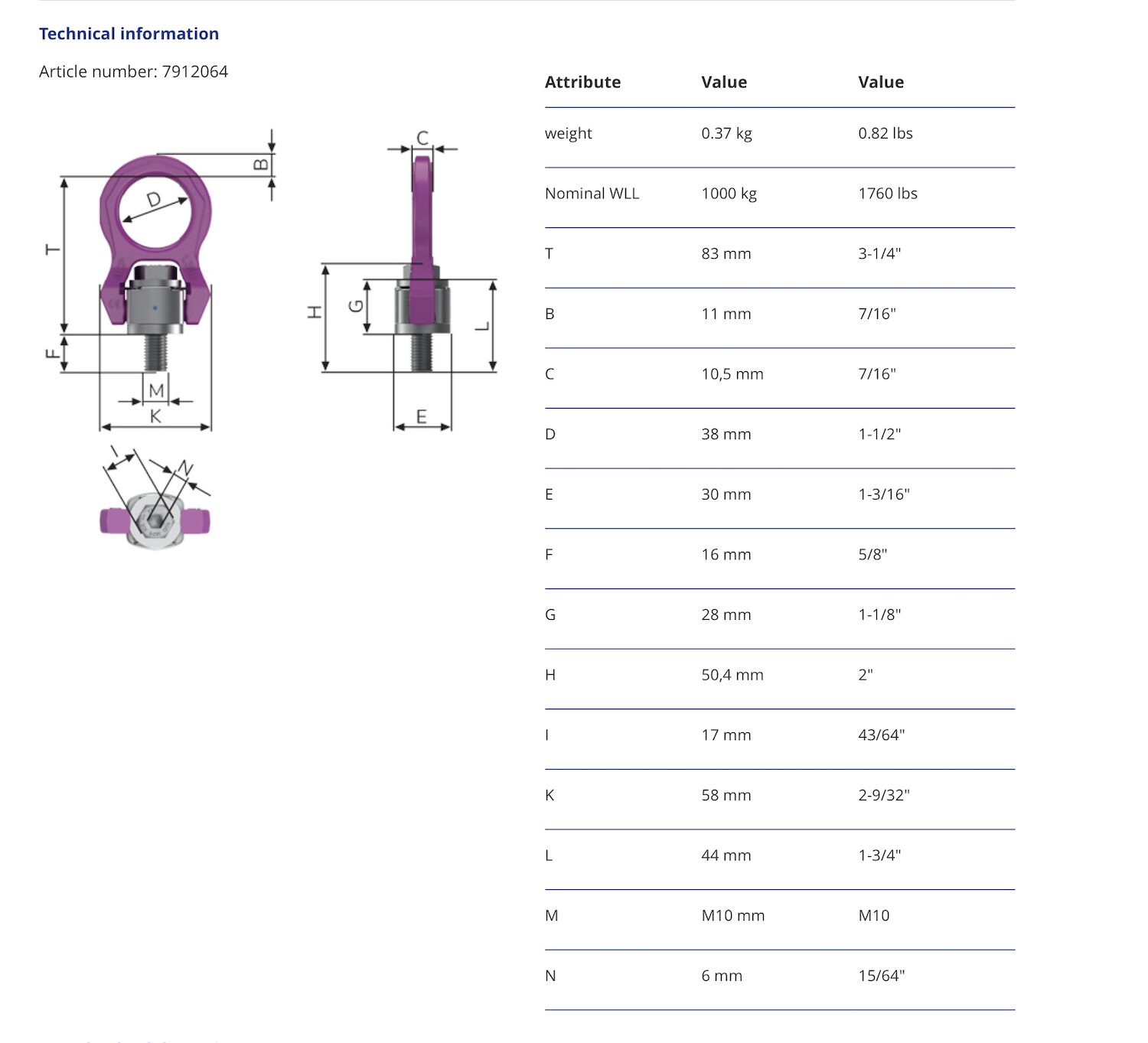 M10 ACP-Turnado - 2,200 lb Capacity - Image 3