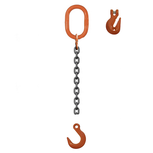Chain Sling – 1 Leg – 1″ X 10′ Grade 100, SOFA