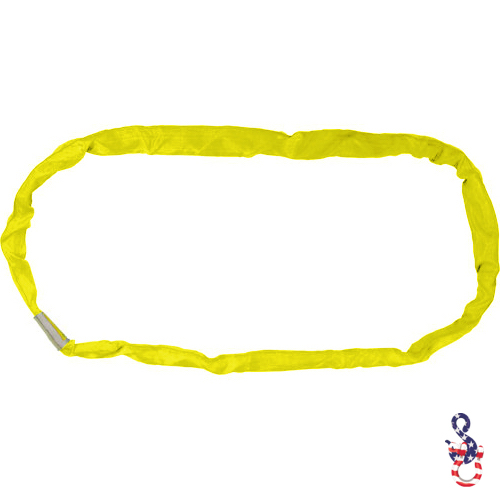thumbnail image 2 of 2 Pack Endless Yellow Round Lifting Sling Heavy Duty Polyester 3ft | EN90X3AA 2 of 6